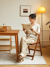 Load image into Gallery viewer, Rattan Folding Chair ラタン折りたたみチェア