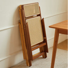Load image into Gallery viewer, Rattan Folding Chair ラタン折りたたみチェア