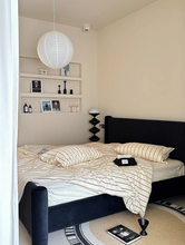 画像をギャラリービューアに読み込む, Nordic Black Stripe Bedding Set ブラックストライプ寝具カバーセット