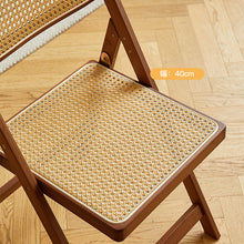 Load image into Gallery viewer, Rattan Folding Chair ラタン折りたたみチェア