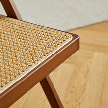 Load image into Gallery viewer, Rattan Folding Chair ラタン折りたたみチェア