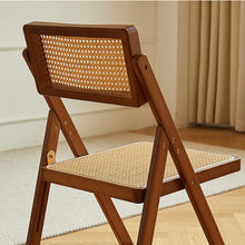 Load image into Gallery viewer, Rattan Folding Chair ラタン折りたたみチェア