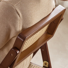 Load image into Gallery viewer, Rattan Folding Chair ラタン折りたたみチェア