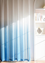 画像をギャラリービューアに読み込む, 【オーダー可】Gradient Water Wave Lace Curtain グラデーション細波カーテン(三色展開)