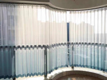 画像をギャラリービューアに読み込む, 【オーダー可】Gradient Water Wave Lace Curtain グラデーション細波カーテン(三色展開)