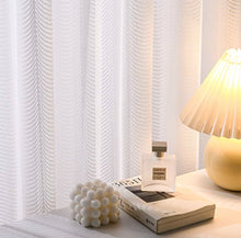 画像をギャラリービューアに読み込む, 【オーダー可】Gradient Water Wave Lace Curtain グラデーション細波カーテン(三色展開)