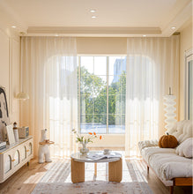 画像をギャラリービューアに読み込む, 【オーダー可】Gradient Water Wave Lace Curtain グラデーション細波カーテン(三色展開)