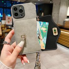 画像をギャラリービューアに読み込む, Pocket Wallet Shoulder iPhone Case ポケット付きショルダーiPhoneケース