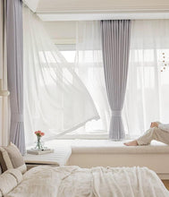 画像をギャラリービューアに読み込む, 【オーダー可】Chenille Wrinkle Shading Curtain シェニール織シワ遮光カーテン