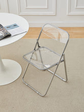 Load image into Gallery viewer, Transparent Acrylic Folding Chair アクリル折りたたみチェア(多色展開)