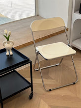 Load image into Gallery viewer, Transparent Acrylic Folding Chair アクリル折りたたみチェア(多色展開)