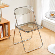 Load image into Gallery viewer, Transparent Acrylic Folding Chair アクリル折りたたみチェア(多色展開)