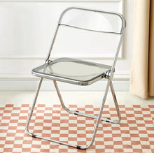 Load image into Gallery viewer, Transparent Acrylic Folding Chair アクリル折りたたみチェア(多色展開)