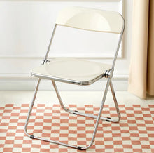Load image into Gallery viewer, Transparent Acrylic Folding Chair アクリル折りたたみチェア(多色展開)