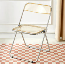 Load image into Gallery viewer, Transparent Acrylic Folding Chair アクリル折りたたみチェア(多色展開)