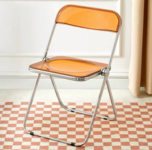 Load image into Gallery viewer, Transparent Acrylic Folding Chair アクリル折りたたみチェア(多色展開)