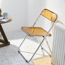 Load image into Gallery viewer, Transparent Acrylic Folding Chair アクリル折りたたみチェア(多色展開)