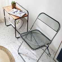 Load image into Gallery viewer, Transparent Acrylic Folding Chair アクリル折りたたみチェア(多色展開)