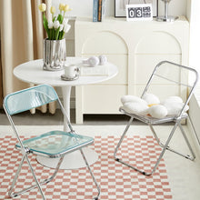 Load image into Gallery viewer, Transparent Acrylic Folding Chair アクリル折りたたみチェア(多色展開)