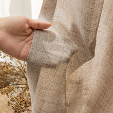 画像をギャラリービューアに読み込む, 【オーダー可】Cross Pattern Linen Curtain クロスパターンリネンカーテン(四色展開)