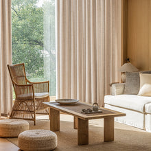 画像をギャラリービューアに読み込む, 【オーダー可】Cross Pattern Linen Curtain クロスパターンリネンカーテン(四色展開)