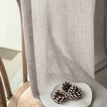 画像をギャラリービューアに読み込む, 【オーダー可】Cross Pattern Linen Curtain クロスパターンリネンカーテン(四色展開)