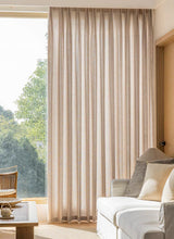 画像をギャラリービューアに読み込む, 【オーダー可】Cross Pattern Linen Curtain クロスパターンリネンカーテン(四色展開)