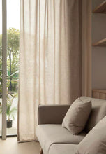 画像をギャラリービューアに読み込む, 【オーダー可】Cross Pattern Linen Curtain クロスパターンリネンカーテン(四色展開)