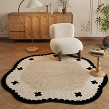 Load image into Gallery viewer, Noir Petal Rug ノワールペタル ラグ