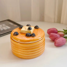Load image into Gallery viewer, Butter Pancake Storage Jar バターパンケーキ風小物入れ