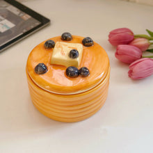 Load image into Gallery viewer, Butter Pancake Storage Jar バターパンケーキ風小物入れ