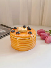 Load image into Gallery viewer, Butter Pancake Storage Jar バターパンケーキ風小物入れ