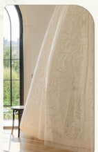 Load image into Gallery viewer, 【オーダー可】Vintage Fern Relief Voile Curtain ヴィンテージフェルンレリーフカーテン