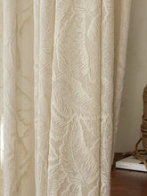 Load image into Gallery viewer, 【オーダー可】Vintage Fern Relief Voile Curtain ヴィンテージフェルンレリーフカーテン