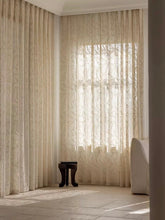 Load image into Gallery viewer, 【オーダー可】Vintage Fern Relief Voile Curtain ヴィンテージフェルンレリーフカーテン