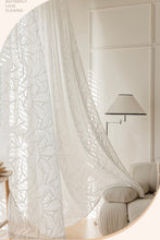 Load image into Gallery viewer, 【オーダー可】Vintage Fern Relief Voile Curtain ヴィンテージフェルンレリーフカーテン