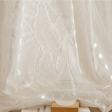 Load image into Gallery viewer, 【オーダー可】Vintage Fern Relief Voile Curtain ヴィンテージフェルンレリーフカーテン