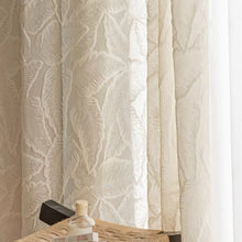 Load image into Gallery viewer, 【オーダー可】Vintage Fern Relief Voile Curtain ヴィンテージフェルンレリーフカーテン