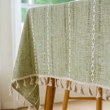 画像をギャラリービューアに読み込む, Cotton Linen Embroidered Tablecloth 綿麻刺繍テーブルクロス