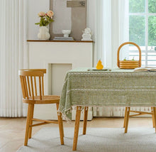 画像をギャラリービューアに読み込む, Cotton Linen Embroidered Tablecloth 綿麻刺繍テーブルクロス