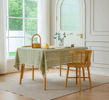 画像をギャラリービューアに読み込む, Cotton Linen Embroidered Tablecloth 綿麻刺繍テーブルクロス