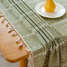 画像をギャラリービューアに読み込む, Cotton Linen Embroidered Tablecloth 綿麻刺繍テーブルクロス