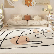 画像をギャラリービューアに読み込む, Abstract Harmony Lines Carpet 抽象的ハーモニーラインカーペット5種