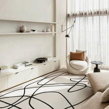 画像をギャラリービューアに読み込む, Abstract Harmony Lines Carpet 抽象的ハーモニーラインカーペット5種