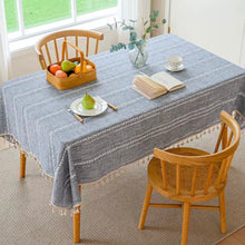 画像をギャラリービューアに読み込む, Cotton Linen Embroidered Tablecloth 綿麻刺繍テーブルクロス