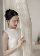 Load image into Gallery viewer, 【オーダー可】Cashmere Stripe Sheer Curtain カシミアタッチストライプシアー
