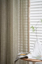 画像をギャラリービューアに読み込む, 【オーダー可】Retro Linen Embroidered Curtain レトロ綿麻刺繍カーテン