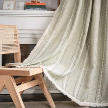 画像をギャラリービューアに読み込む, 【オーダー可】Retro Linen Embroidered Curtain レトロ綿麻刺繍カーテン