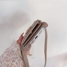 Load image into Gallery viewer, Ring Holder Card Wallet iPhone case リングホルダーポケット付きiPhoneケース五色