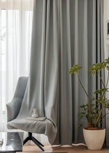 画像をギャラリービューアに読み込む, 【オーダー可】Thin-Wrinkle Shading Curtain 細かいシワ入り厚手遮光カーテン